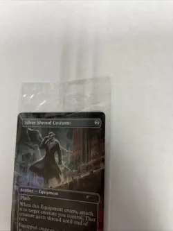 Silver Shroud Costume Borderless Foil Secret Lair MTG LP - Image 3