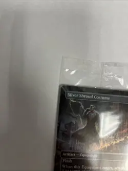 Silver Shroud Costume Borderless Foil Secret Lair MTG LP - Image 4