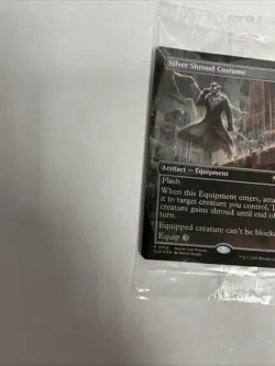 Silver Shroud Costume Borderless Foil Secret Lair MTG LP - Image 5
