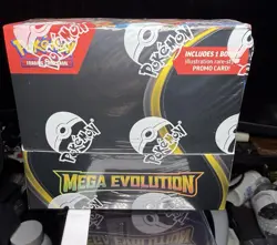 Pokemon Mega Evolution Booster Box enhanced Sealed 2025 + Bonus Promo English - Image 1