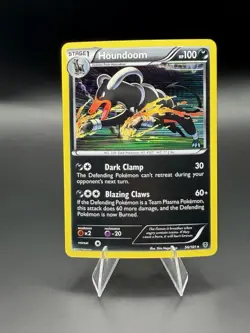 Pokemon TCG Houndoom Card 56/101 Plasma Blast Holo Rare NM - Image 1