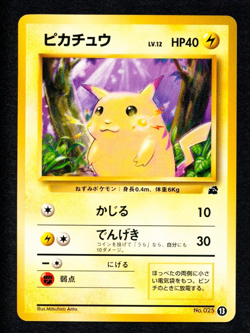 1999 POKEMON JAPANESE BULBASAUR DECK #13 PIKACHU NM - Image 1