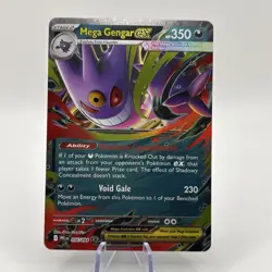 Pokemon TCG Mega Gengar EX 056/094 Phantasmal Flames Double Rare - Image 1