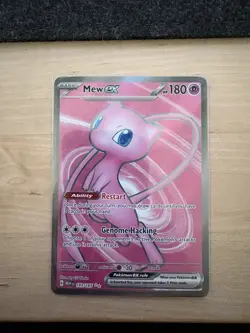Mew ex #193/165 Pokemon SV: Scarlet & Violet 151 utlra rare full art 2023 NM - Image 1