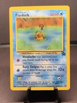 Pokemon TCG Psyduck WOTC Black Star League Promo 20 VTG 2000 - Image 1