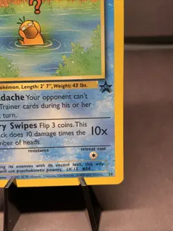 Pokemon TCG Psyduck WOTC Black Star League Promo 20 VTG 2000 - Image 4