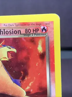Pokemon TCG Dark Typhlosion 10/105 Neo Destiny Holo Rare WOTC VTG 2000 Swirl - Image 3