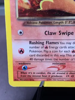 Pokemon TCG Dark Typhlosion 10/105 Neo Destiny Holo Rare WOTC VTG 2000 Swirl - Image 5