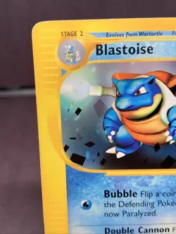 Pokemon TCG Blastoise 36/165 Expedition Base Set Non Holo Rare WOTC VTG 2002 - Image 2