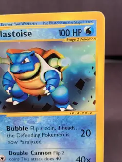 Pokemon TCG Blastoise 36/165 Expedition Base Set Non Holo Rare WOTC VTG 2002 - Image 3