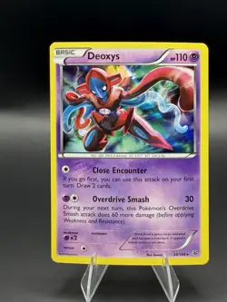 2015 Pokemon XY Roaring Skies 33/108 Deoxys Holo NM - Image 1