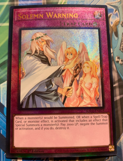 Solemn Warning - PUR - Yugioh - Image 1