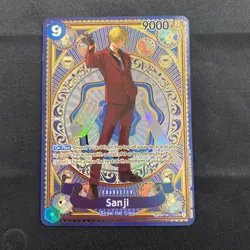 SANJI OP06-119 SP ONE PIECE A FIST OF DEVINE SPEED ENGLISH Full Art Holo - Image 1