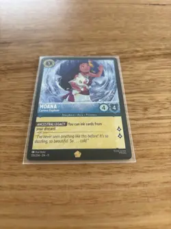 Disney Lorcana TCG Winterspell 155/204 Moana Curious Explorer Legendary NM/M - Image 2