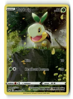 Pokemon Card Turtwig Holo LP Crown Zenith: Galarian Gallery GG31/GG70 - Image 1