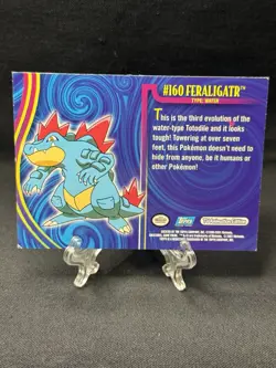 Topps Feraligatr Animation Non-Foil Card #160 Johto League Champions Pokemon - Image 2