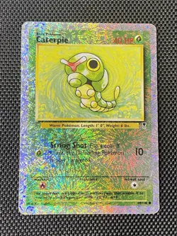 Pokemon TCG Caterpillar (69/110) Reverse Holo Card Legendary Col HP/MP - Image 1