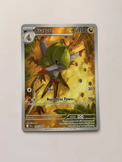 Fraxure 146/086 SV: Black Bolt IR Pokemon Card - NM - Image 1