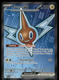 Pokemon Cards Rotom ex 111/094 Phantasmal Flames Ultra Rare NM *1 - Image 1