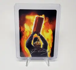 VCard Awakened Worlds First Edition - TheRussianBadger - Box Topper Art Card - Image 1
