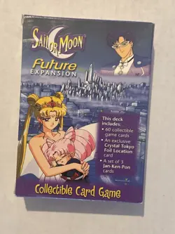 Sailor Moon Collectable Card Game Future Expansion CCG Deck Opened Box 2001 Dart - Image 1
