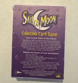 Sailor Moon Collectable Card Game Future Expansion CCG Deck Opened Box 2001 Dart - Image 4