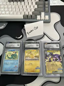 2024 Pokemon Illustration Contest Promo Set Pikachu/Feraligatr/Toxtricity CGC 10 - Image 2
