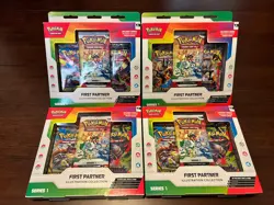 Pokemon First Partner Illustration Collection Series 1 - Lot of 4 - Image 1