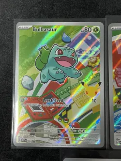 POKEMON MEGA EVOLUTION PROMOS 037, 038, 039 EN BULBASAUR, CHARMANDER, SQUIRTLE - Image 2