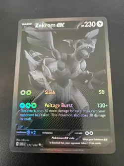 Zekrom ex #172 - Black Bolt BWR Rare - Pokemon NM - Image 1