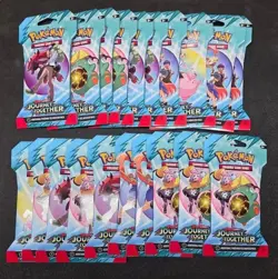 Pokemon TCG: Journey Together Sleeved Booster Pack - 20x Factory Sealed - Image 1