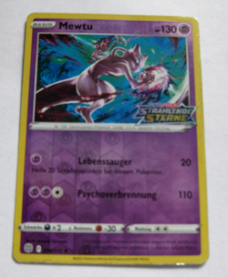 Mewtu PROMO Strahlende Sterne 056/172 Reverse Holo Pokemon Karte - Image 1