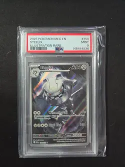 2025 Pokemon Steelix #150 Mega Evolution PSA 9 - Image 1