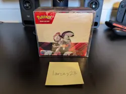 Pokemon Destined Rivals Booster Box (Sealed) w/ Semi-Rigid Case – Minor Tear - Image 1