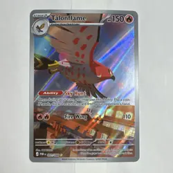 Pokemon Talonflame Rare Holo POR 091/088 English 2026 Illustration Rare - Image 1