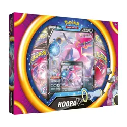 POKEMON TCG Hoopa V Box - 4 Boosters - 1 Evolving Skies - 2 Fusion - 1 Vivid - Image 1