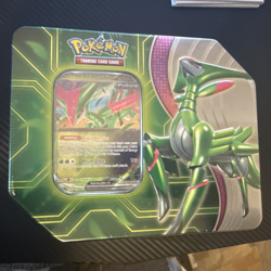 Pokemon TCG Paradox Clash Iron Leaves EX Sealed Tin Includes 5 Packs And 1 Promo - Image 1