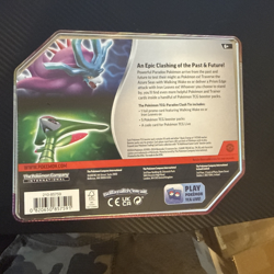 Pokemon TCG Paradox Clash Iron Leaves EX Sealed Tin Includes 5 Packs And 1 Promo - Image 2