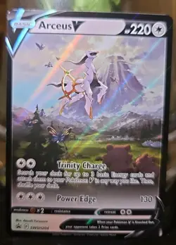 Pokemon Sword & Shield Arceus V SWSH204 Black Star Promo - Image 1
