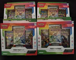 Pokemon TCG First Partner Illustration Collection Series 1 New Sealed (Lot of 4) - Image 1