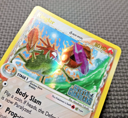 2006 Pokemon EX Crystal Guardians #22 Kingler Reverse Holo LP-MP - Image 3