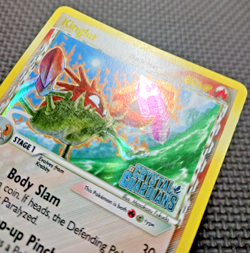 2006 Pokemon EX Crystal Guardians #22 Kingler Reverse Holo LP-MP - Image 4