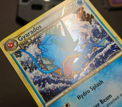 2010 Pokemon HGSS Gyarados & Raichu Trainer kit #30 Gyarados Holo LP - Image 4