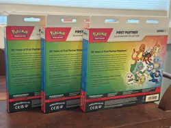 Pokemon TCG First Partner Series 1 Illustration Collection Box. Lot of (3) boxes - Image 2