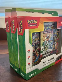 Pokemon TCG First Partner Series 1 Illustration Collection Box. Lot of (3) boxes - Image 3