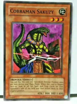 Vintage Yugioh! Cobraman Sakuzy Common Pgd-032 Mint - Image 1
