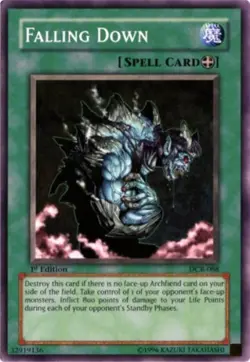 Falling Down - DCR-088 - Common - Unlimited Edition - Lightly Played - Dark Cris - Image 1