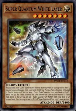 YuGiOh Dark Neostorm #DANE-EN013 Super Quantum White Layer Rare - Image 1