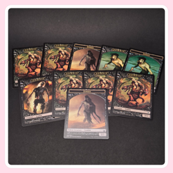 MTG Zombie Token Lot x10 Magic the Gathering Black Undead Commander EDH #4 - Image 1