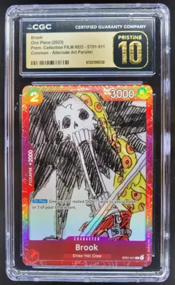 Brook CGC Pristine 10 One Piece FILM RED Alt Art Foil ST01-011 - Image 1